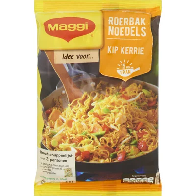 Maggi Stir-fry noodles chicken curry