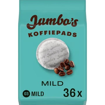 Jumbo's Koffiepads Mild 36 Stuks