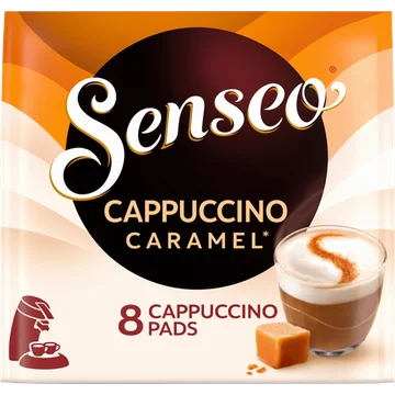 Senseo Cappuccino Caramel Koffiepads 8 Stuks
