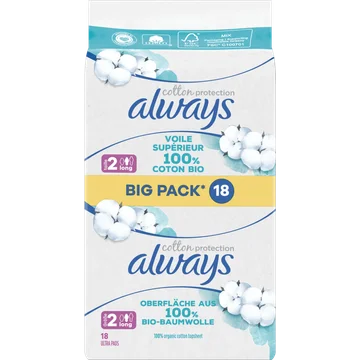 Always Always Cotton Protection Ultra Long Maandverbanden