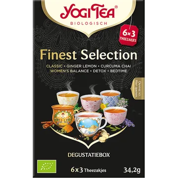 Yogi Tea Biologisch Finest Selection Degustatiebox 6x3st