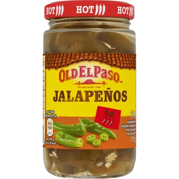 Old El Paso Sliced Jalapeños Hot 215g
