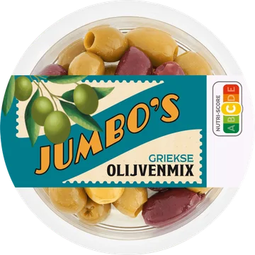 Jumbo's Griekse Olijvenmix 120 g