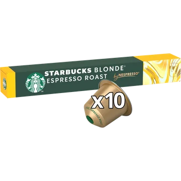 Starbucks® by Nespresso® Blonde Espresso Roast 10 Koffiecups
