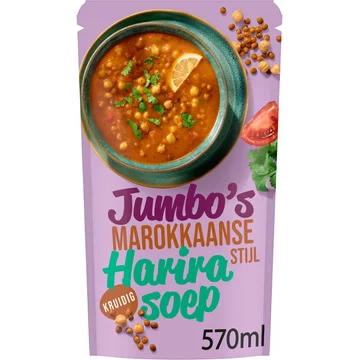 Jumbo's Marokkaanse Stijl Harira Soep 570ML