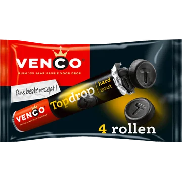 Venco Topdrop Hard Zout 4 x 47 g