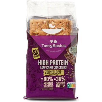 TastyBasics Low Carb - High Protein Cracker Zonnebloem