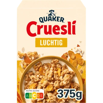 Quaker Cruesli Luchtig Ontbijtgranen 375 gr