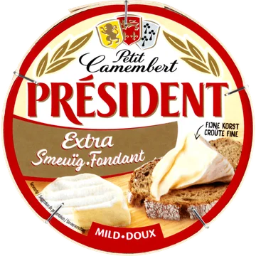 Président Petit Camembert Extra Smeuïg Mild Kaas 135 g