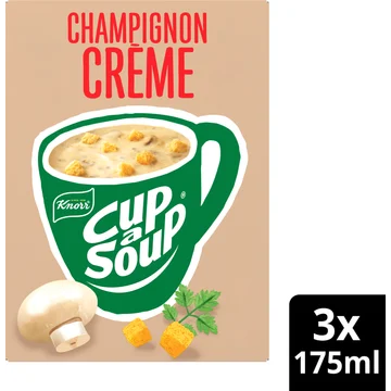Knorr Champignon Crème Cup-a-Soup 3 x 175 ml