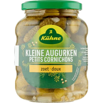 Kühne Kleine Augurken Zoet 330 g