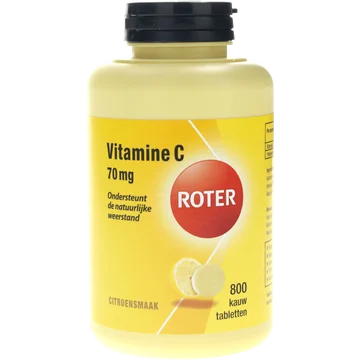 Roter Vitamine C kauwtabletten, 800 stuks