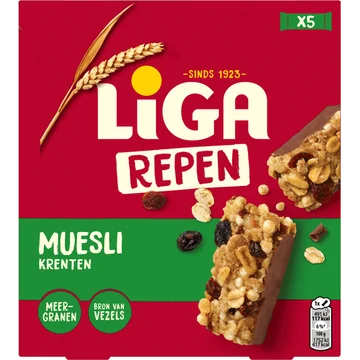 Liga Mueslirepen Krenten 140g