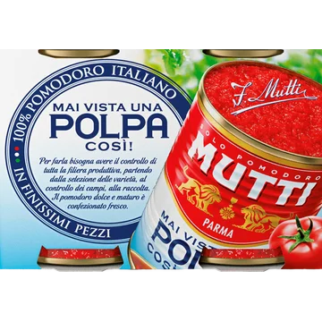 Mutti polpa multipack 800g