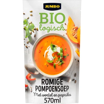 Jumbo Biologisch Romige Pompoensoep 570ML