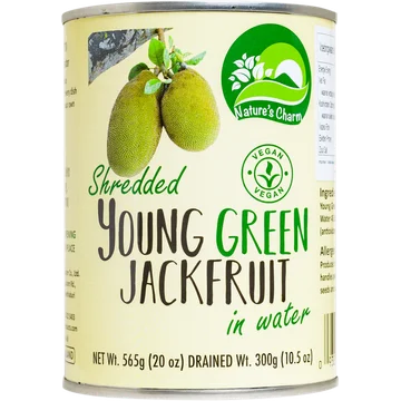 Nature's Charm Shredded Young Green Jackfruit in Water 565 g