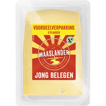 Maaslander 50+ Jong Belegen Plak Voordeelpak 215 g