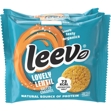 Leev® bio LOVELY LENTIL cakes caramel 60g (3x2st)