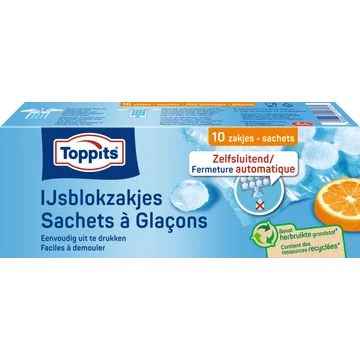Toppits IJsblokzakjes 10 Stuks