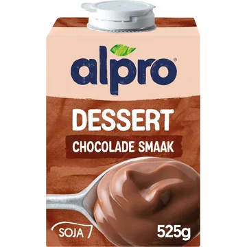 Alpro Dessert Chocolade Smaak Houdbaar 525g