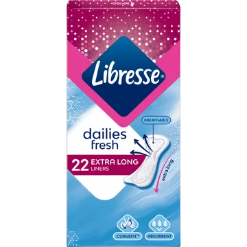 Libresse Extra Long Inlegkruisjes 22 Stuks