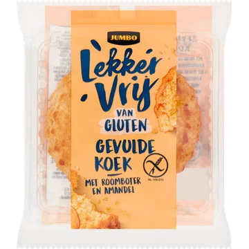 Jumbo Gevulde Koek Gluten Vrij 60 g