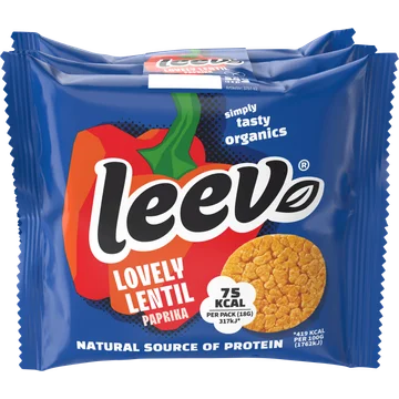 Leev® bio LOVELY LENTIL cakes paprika 54g (3x2st)