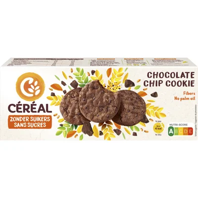 Céréal Chocolate chip cookie zonder suikers