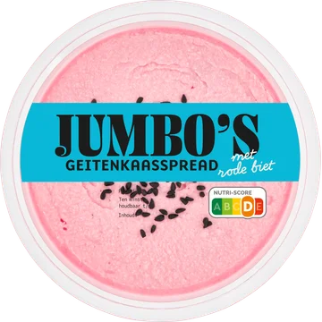 Jumbo's Geitenkaasspread met Rode Biet 125 g