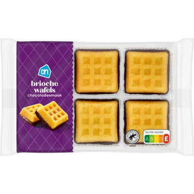 AH Brioche wafels chocoladesmaak