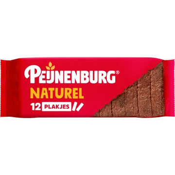 Peijnenburg ontbijtkoek naturel gesneden 12 plakjes