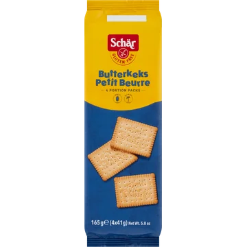 Schär Butterkeks Glutenvrij 4 x 41 g