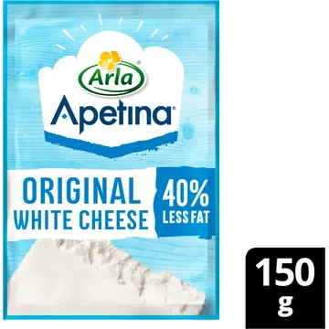 Arla Apetina witte kaas plak 40% minder vet