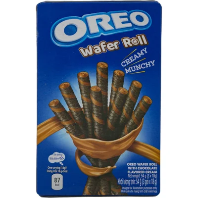 Oreo Chocolate wafer rolls