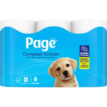 Page Compleet Schoon Toiletpapier 6-rollen