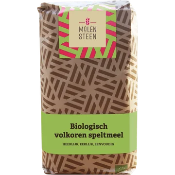 Molensteen Biologisch Volkoren Speltmeel 1kg