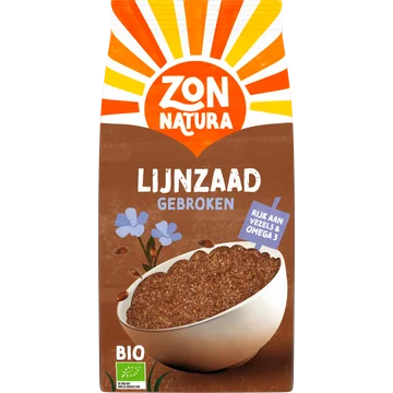 Zonnatura Biologische Lijnzaad gebroken 400 g