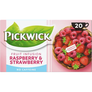Pickwick Fruit Infusion Raspberry & Strawberry 20 Stuks