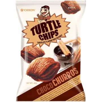 ORION Turtle Chips Choco Churros 80g