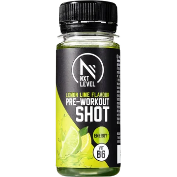 NXT Level Lemon Lime Flavour Pre-Workout Shot 60 ml 