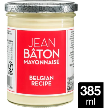 Jean Bâton Mayonaise Belgisch Recept 385 ml