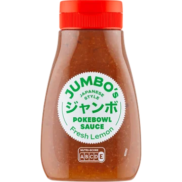 Jumbo's Pokebowl Sauce Japanese Style Fresh Lemon 160 ml