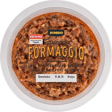 Jumbo Tapenade Formaggio met Zongedroogde Tomaat 150 g