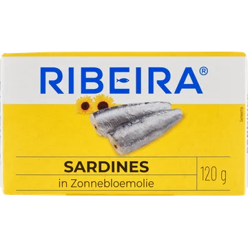 Ribeira Sardines in Zonnebloemolie 120 g