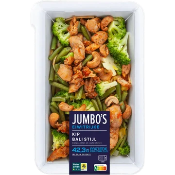 Jumbo's Kip Bali Stijl met Groenten en Cashewnoten Proteïnerijk 475 g