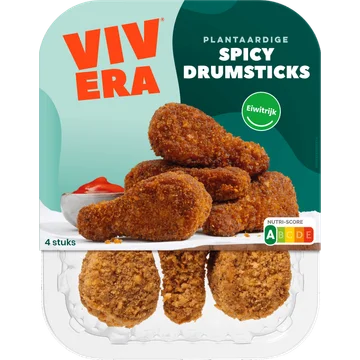 Vivera Plantaardige Spicy Drumsticks 4 Stuks 216 g