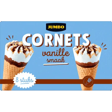 Jumbo Cornets Vanille Smaak 8 Stuks