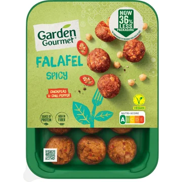 Garden Gourmet Vleesvervanger Falafel Spicy balletjes 190g