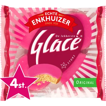 Echte Enkhuizer de Lekkerste Glacé Original 4 Stuks 220 g