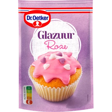 Dr. Oetker Glazuur Roze Taart Versiering 125 g